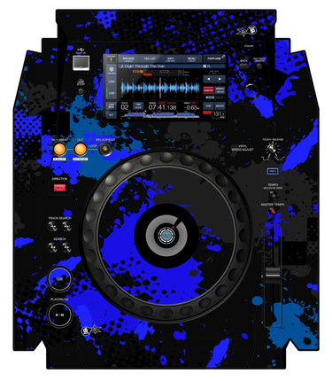 Pioneer DJ XDJ 1000 Skin Conflict Blue